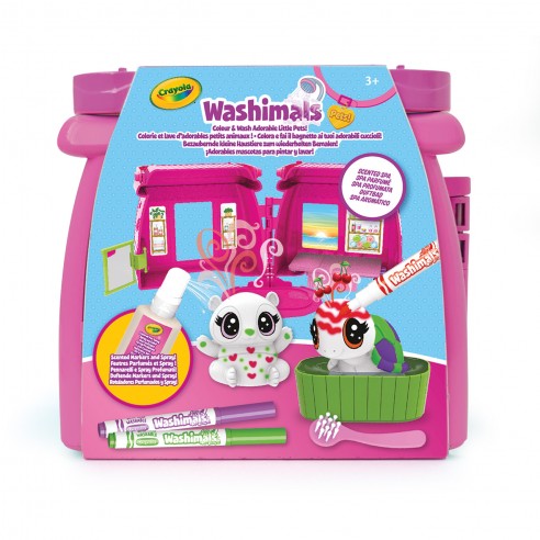 CRAYOLA Washimals Pet Set - Wellness Set for Pet Toy Figures Set for  Painting and Bathing, Laundry Salon for Dogs, Rabbits and Cats, Toy for  Children