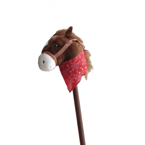 HORSE HEAD WITH WOODEN STICK WITH...