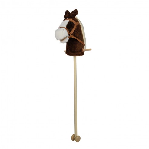 DELUXE HORSE HEAD WITH WOODEN STICK...
