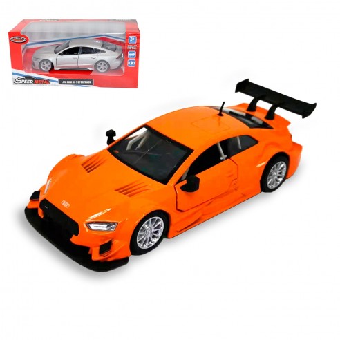 AUDI RS 5 RACING 1:32 PULLBACK NARANJA