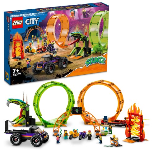 LEGO CITY ACROBATIC TRACK WITH DOUBLE...
