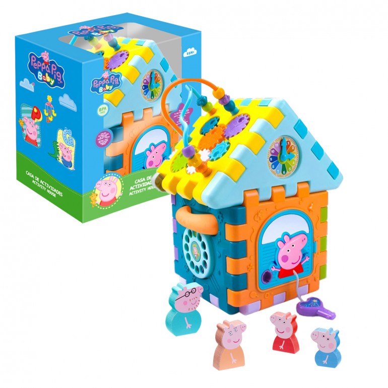 Casa Peppa Pig Deluxe  15 Peças Bebê Importados Miami