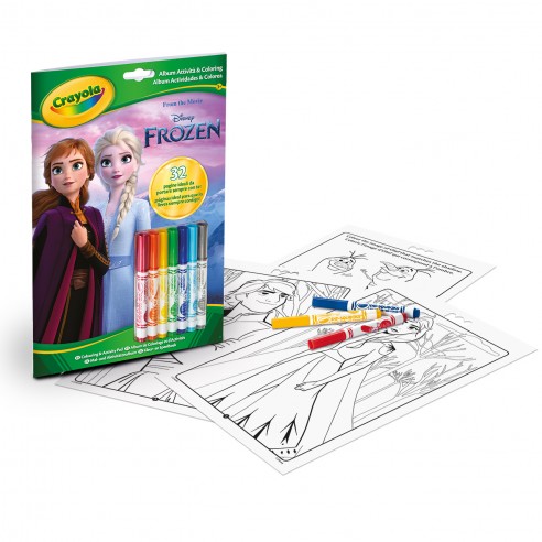 FROZEN 2 ACTIVITY BOOK - 7 MARKERS...