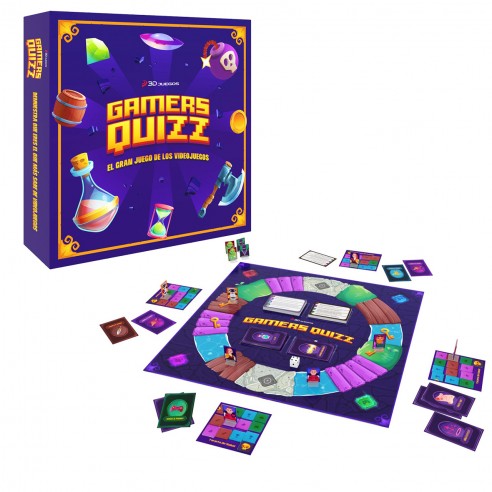 BOARD GAME GAMER QUIZZ RS573001 3D GAMES