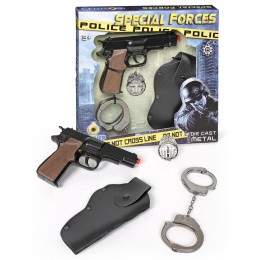 PISTOLA SET POLICIA 8 TIROS...