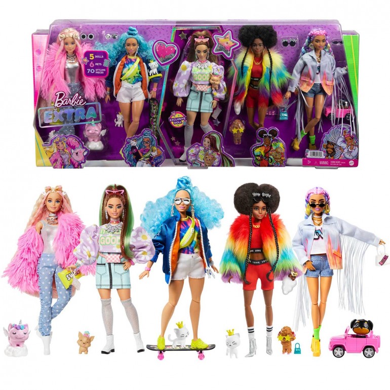 Buy the 11PC Mattel Assorted Barbie Doll Bundle