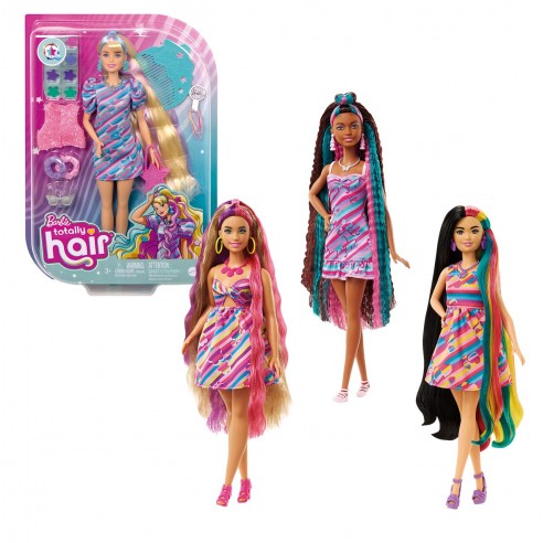 MUÑECA BARBIE TOTALLY HAIR-PELO...
