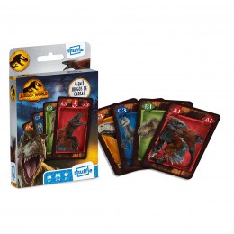 4 IN 1 CARD GAME JURASSIC...