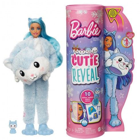 BARBIE CUTIE REVEAL MUÑECA HUSKY...