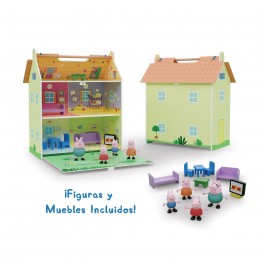 PEPPA'S WOODEN HOUSE WITH 4...