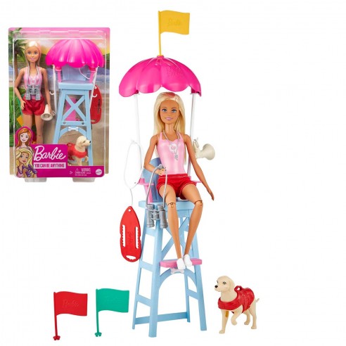 BARBIE DOLL PLAYSET LIFEGUARD GTX69...