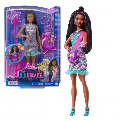 BARBIE BROOKLYN AFRO GUITARRA Y...