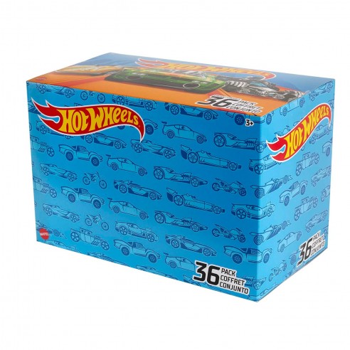 HOT WHEELS 36 ASSORTED VEHICLES PACK...