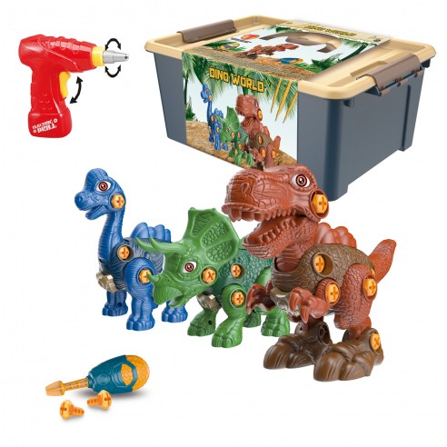 3 PACK DINOSAURS WITH ELECTRONIC...