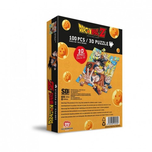 Lenticular Puzzle Dragon Ball Z Goku Saiyan 100 pieces
