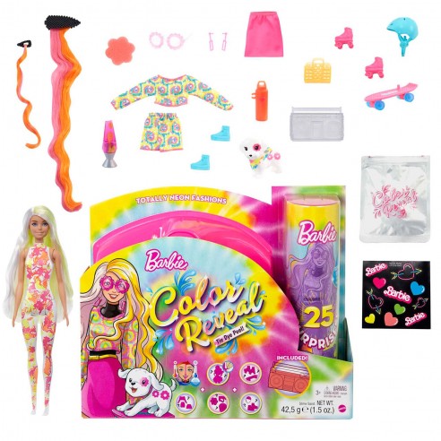 MUÑECA COLOR REVEAL SERIE NEON...