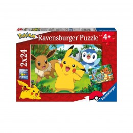 PUZZLE 2X24 PIEZAS POKEMON...