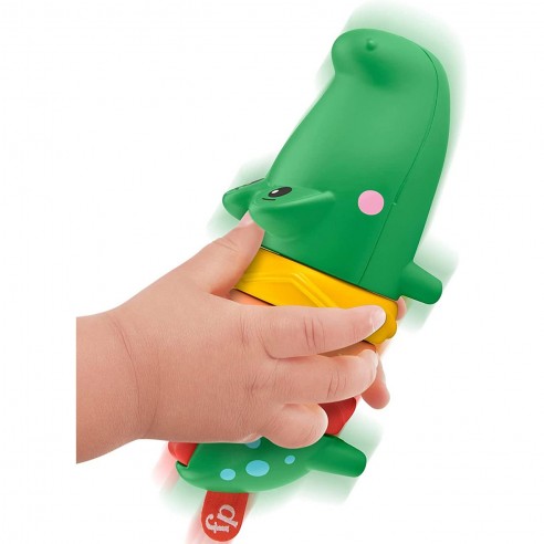 Sonajero sensorial de 'cocodrilo' para bebé - multicolor - Kiabi - 15.00€