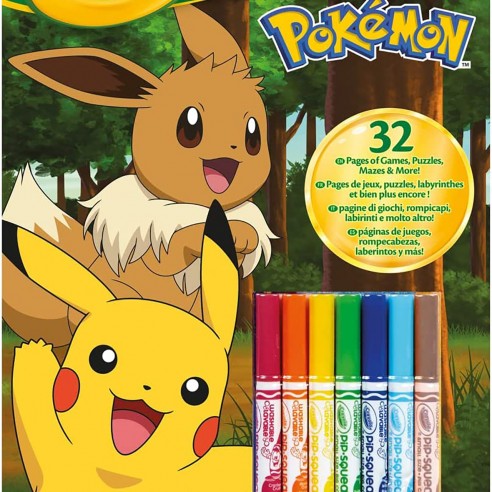 POKEMON ACTIVITY BOOK 7 MARKERS...