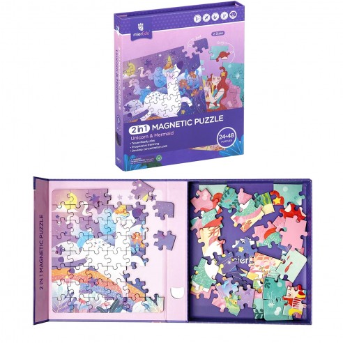 MAGNETIC PUZZLE 2 IN 1 UNICORN AND...