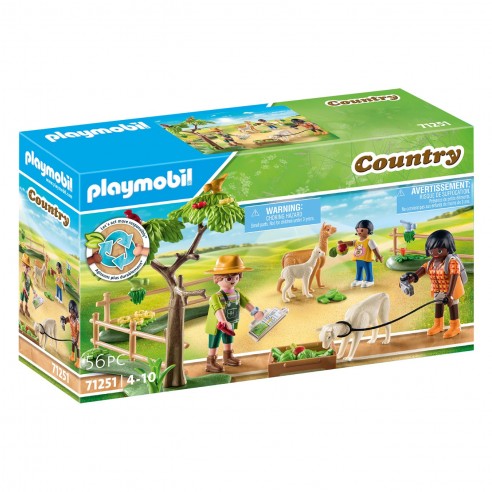 RIDE WITH ALPACA COUNTRY 71251 PLAYMOBIL