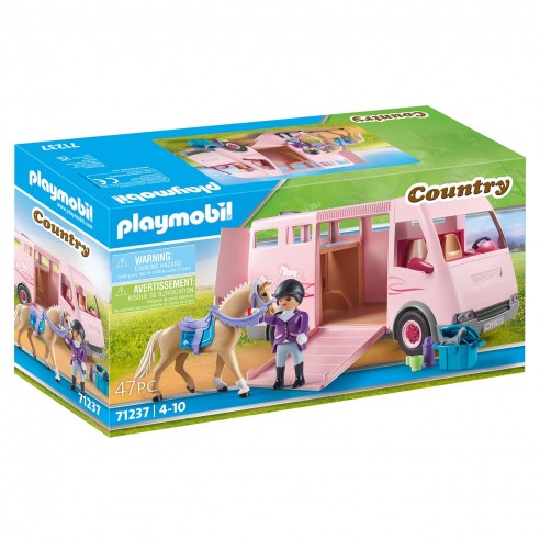 COUNTRY HORSE TRANSPORT 71237 PLAYMOBIL