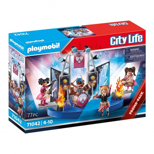 MUSIC BAND CITY LIFE 71042 PLAYMOBIL