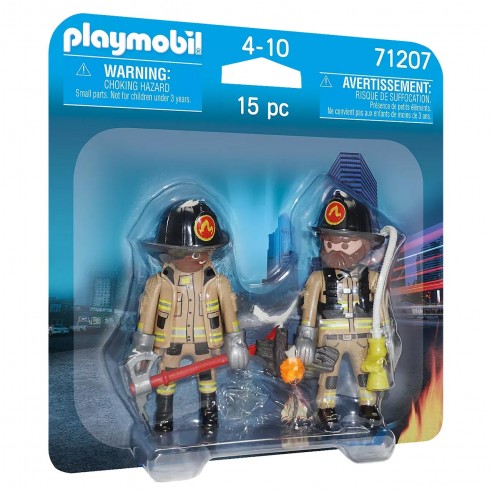 FIREFIGHTERS DUO-PACKS 71207 PLAYMOBIL