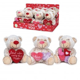 PELUCHE LOVELY BEAR 22CM...