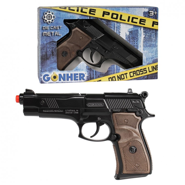 GONHER POLICE SHOTGUN – MEC. SOUND – BLACK 106/6 – King of Toys Online &  Retail Toy Shop