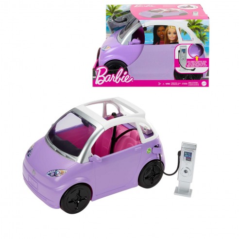 COCHE ELÉCTRICO BARBIE HJV36 MATTEL