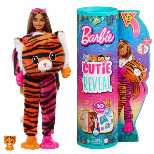 BARBIE CUTIE REVEAL AMIGOS JUNGLA...