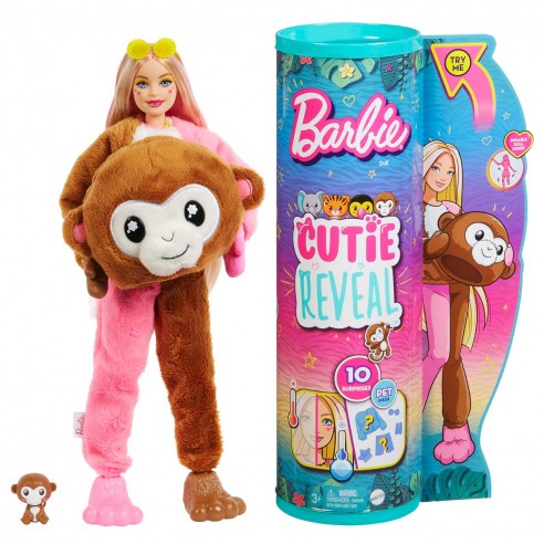 BARBIE CUTIE REVEAL AMIGOS JUNGLA...