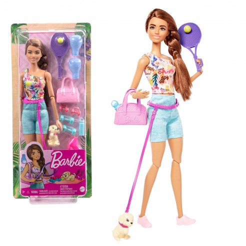 BARBIE OUTDOOR WELLNESS DOLL HKT91...