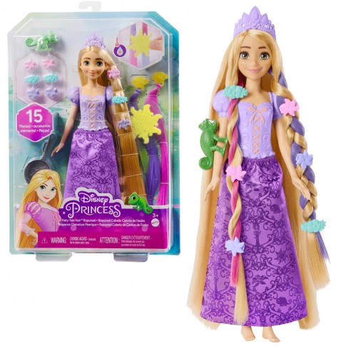 DOLL RAPUNZEL MAGIC HAIRSTYLES HLW18...