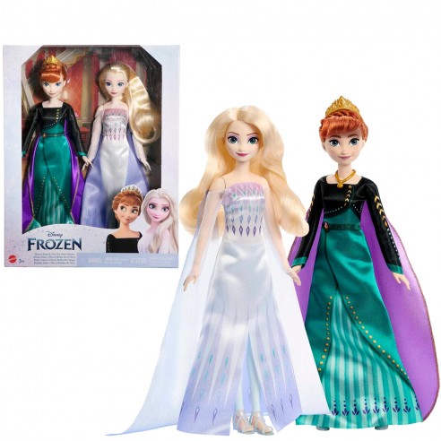 ELSA AND ANNA QUEEN DOLLS HMK51...