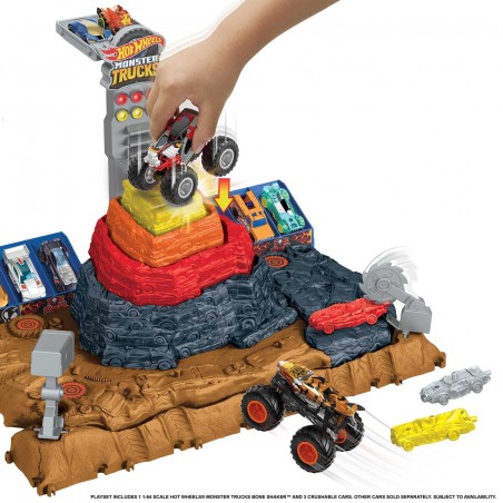 Hot Wheels Monster Trucks Vulkan Arena Playset - Playpolis