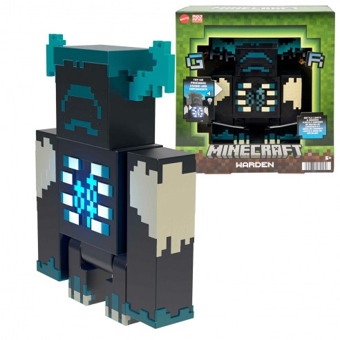 MINECRAFT WARDEN FIGURE WITH LIGHTS...