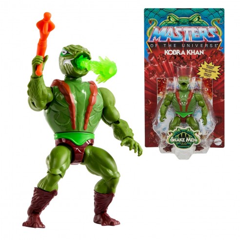 FIGURA MOTU KOBRA KHAN HKM65 MATTEL