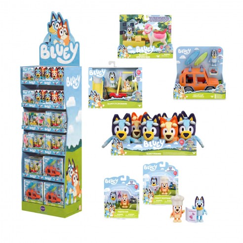 BLUEY NOVELTIES DISPLAY STAND 8/14121...