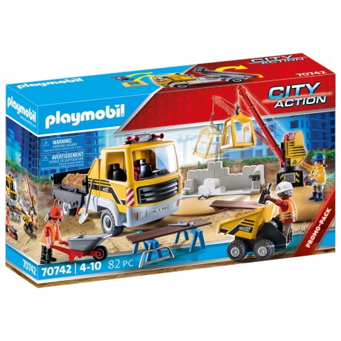 CONSTRUCTION WITH DUMP TRUCK 70742...