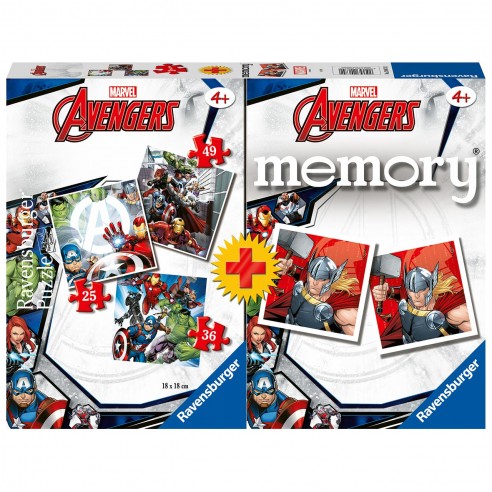 MULTIPACK MEMORY+3 PUZZLES AVENGERS...