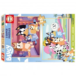 PUZZLE 2X25 BLUEY MADERA...
