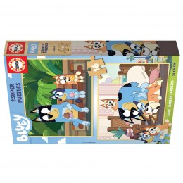 PUZZLE 2X16 BLUEY WOOD... 2