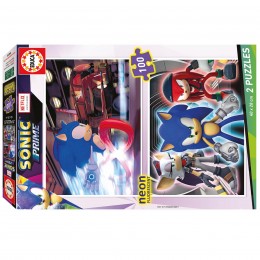 PUZZLE 2x100 SONIC NEON... 2