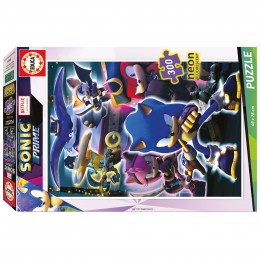 Multi 4 Puzzles Sonic Prime 50+80+100+150 Neon - Educa Borras