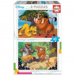 PUZZLE 2x20 DISNEY ANIMALS...