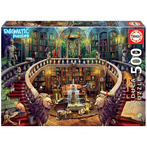 PUZZLE 500 LIBRARY ENIGMATIC PUZZLE...