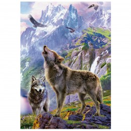 PUZZLE 500 WOLVES ON THE... 2