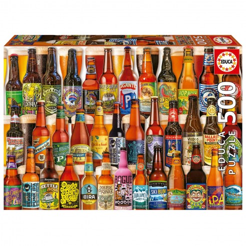 PUZZLE 500 CRAFT BEERS 19610 EDUCA